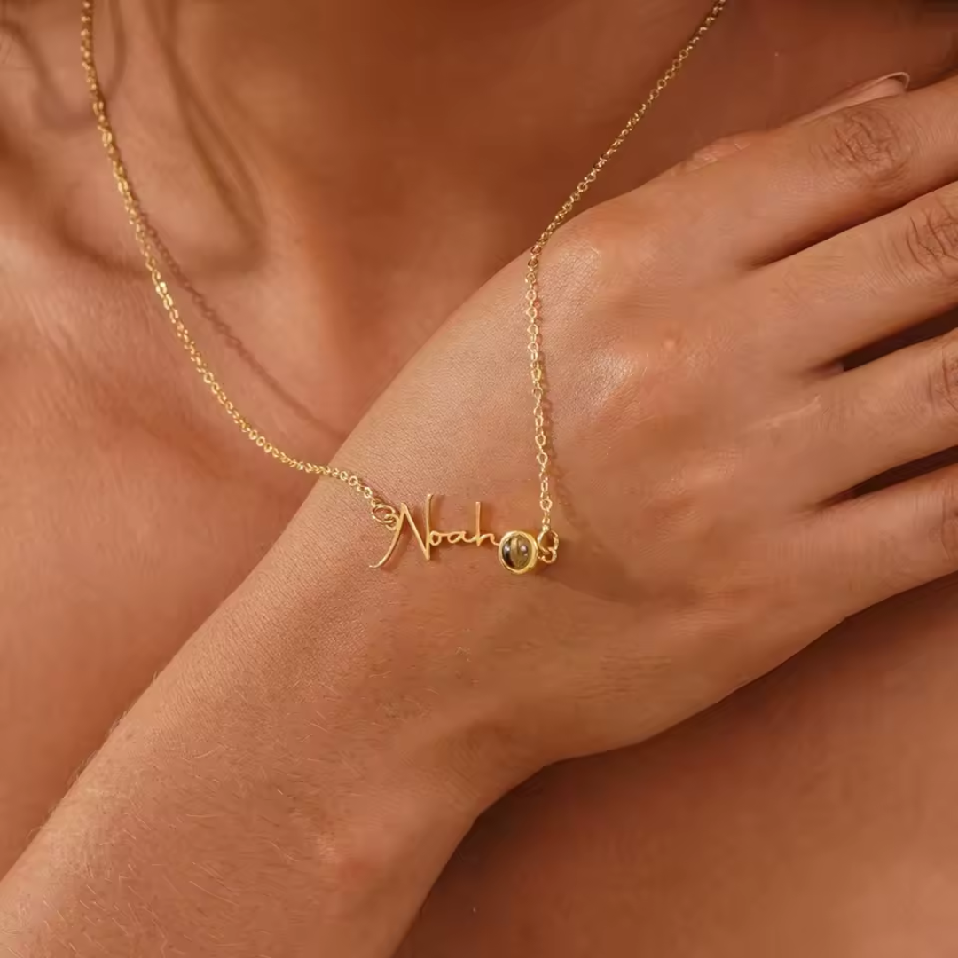 Personalized Necklace with Hidden Photo
